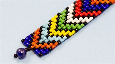 African DIY Bead Loom Bracelet - YouTube