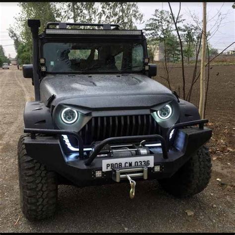 This modified Mahindra Thar looks plain ANGRY