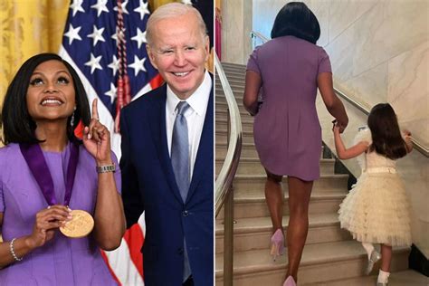 Mindy Kaling Takes Daughter to White House to Receive National Medal of ...