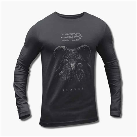 1349 Band Long Sleeve T-Shirt, 1349 Slaves Longsleeve Tee, Black Metal Merch – Metal Band T ...