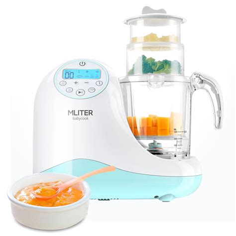 Baby Food Maker, Mini 5 in 1 Homemade Baby Food Cooker, Infant Feeding Blender Puree Processor ...