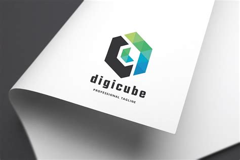 Digital Cube Logo | Branding & Logo Templates ~ Creative Market