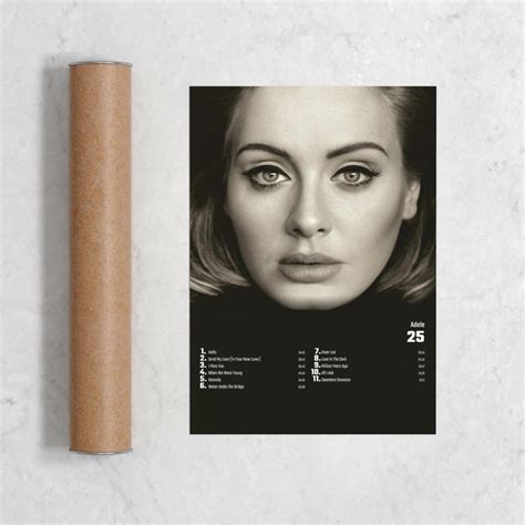 Adele 25 Album Cover Poster Print Wall Art Adele 25 - Etsy