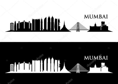 Mumbai skyline — Stock Vector © I.Petrovic #46548017