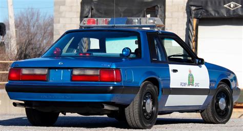 This 1989 Ford Mustang SSP Royal Canadian Police Car Could be Yours - TechEBlog