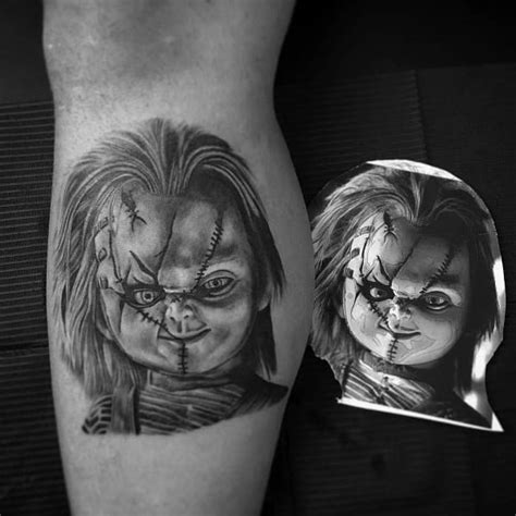 Chucky Tattoo Drawing Outline Chucky Tattoo Outline - officefurnitureasap