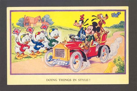 VINTAGE DISNEY POSTCARD Disney Pics, Disney Pictures, Disney Stuff, Disney Art, Disney Mickey ...