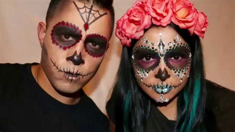 Sugar Skull Makeup for Men | Halloween Tutorial - YouTube