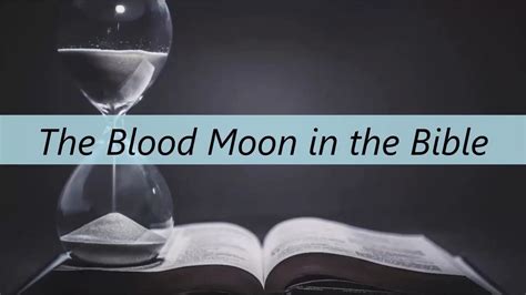 The Blood Moon in the Bible 📖