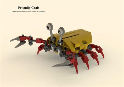 LEGO MOC Friendy Crab by legolaus | Rebrickable - Build with LEGO