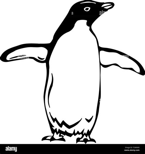 Penguin Clip Art Black And White