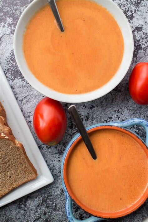 Creamy Roma Tomato Soup - Brooklyn Farm Girl