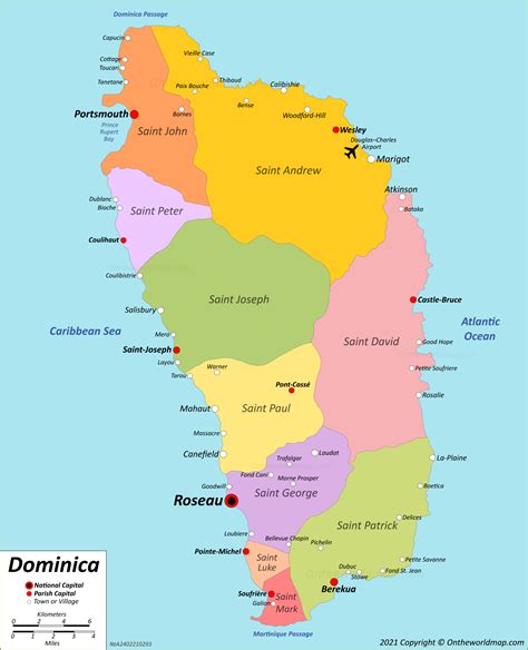 Dominica Map | Discover Dominica with Detailed Maps