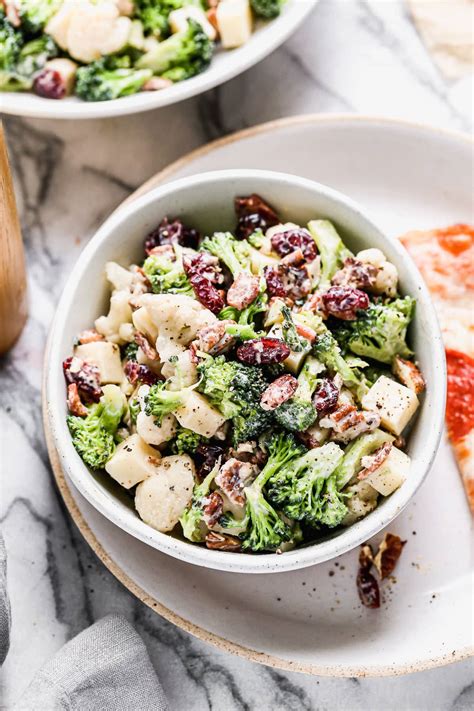 Broccoli Cauliflower Salad {Creamy & Fresh!} – WellPlated.com