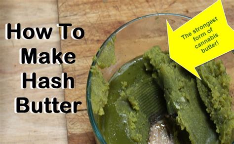 How To Make Hash Butter Or Kief Butter