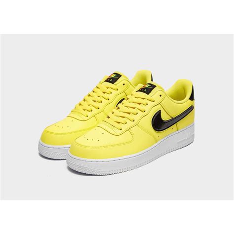 Nike Leather Air Force 1 '07 Lv8 in Yellow/Black (Yellow) for Men - Lyst