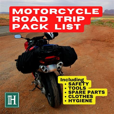 Packing List For Motorcycle Trip To Sturgis | Reviewmotors.co