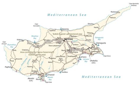 Cyprus Map - GIS Geography