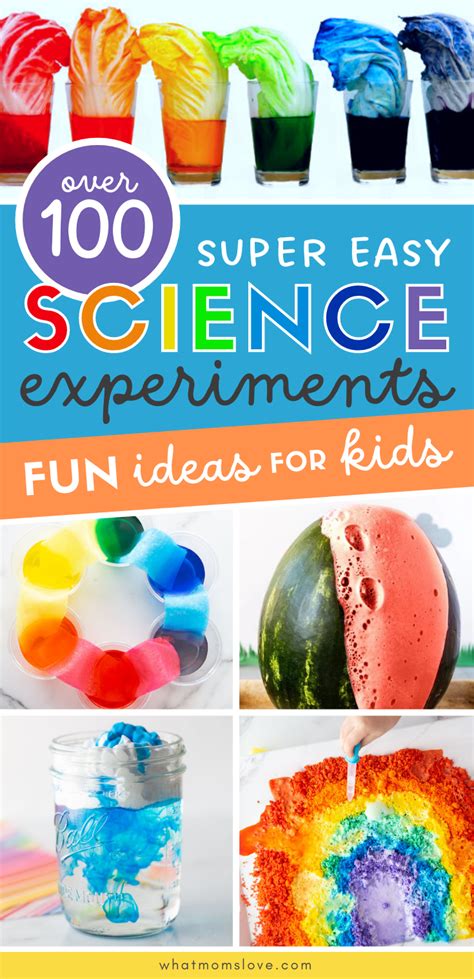 100+ Easy Science Experiments for Kids To Do at Home (Using Materials ...