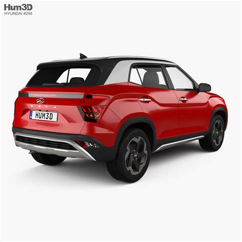 Hyundai Creta 2023 3D model - Download Crossover SUV on 3DModels.org