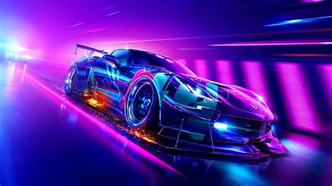 HD wallpaper: car, neon, Chevrolet Corvette, race cars | Wallpaper Flare