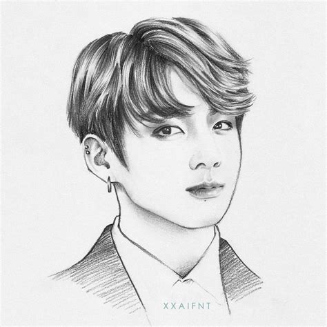 Bts Jungkook Drawing Easy - BTSRYMA