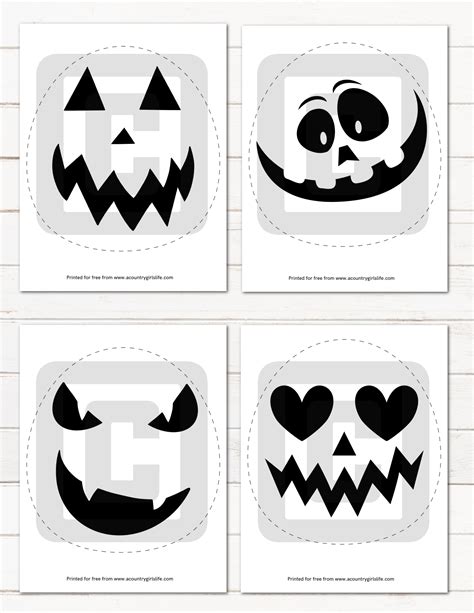 31+ EASY FREE Printable Pumpkin Carving Stencils! - A Country Girl's Life