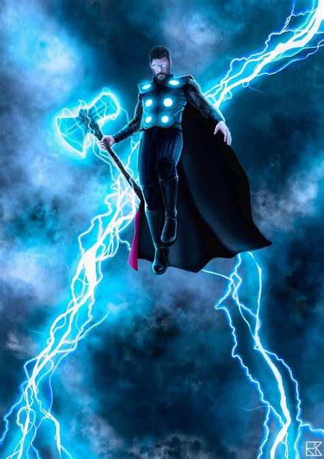 Thor With Stormbreaker Wallpapers - Wallpaper Cave