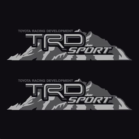 Toyota Racing Development TRD Sport Mountain decals - Decal County