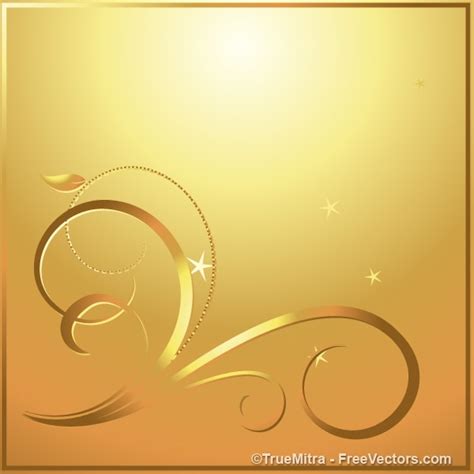 Free Vector | Christmas gold swirls abstract background