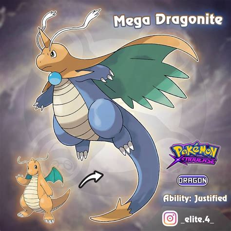 Dragonite Mega Evolves! With the Power of Mega Evolution it becomes a ...