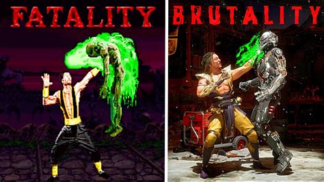 MORTAL KOMBAT Fatalities That Are Now Brutalities - YouTube