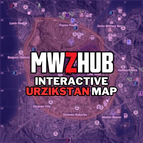 Urzikstan Interactive Tactical Map for MW3 Zombies - MWZ