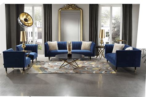 30+ Royal Blue Living Room Ideas - DECOOMO