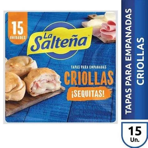 La Salteña Tapa De Empanadas Criollas Ideal Para Horno Classic Empanadas Dough Disc, 6 packs x ...