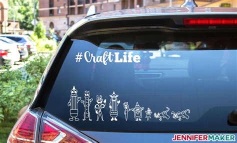 Vinyl Car Decals - Quick and Easy to Make Your Own! - Jennifer Maker