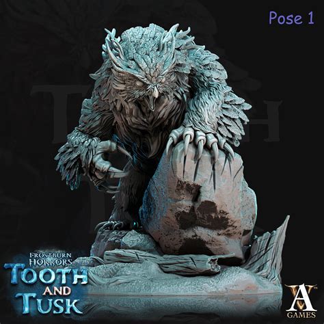 Owlbear Dnd 5e Monstrosity Miniature | 3 Poses Available in Large, Hug ...