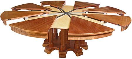 Expandable Round Dining Table Plans - WoodWorking Projects & Plans