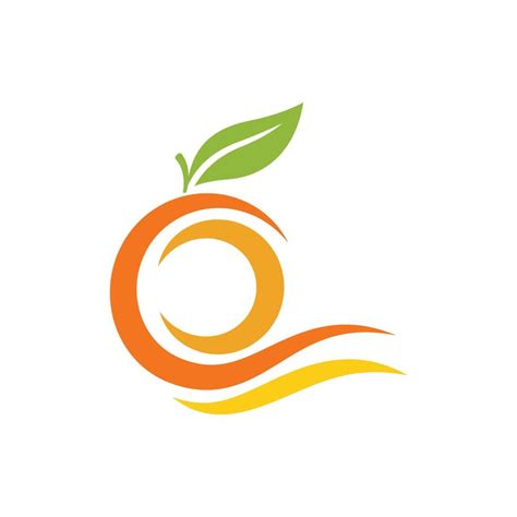 Orange logo design 19508197 Vector Art at Vecteezy