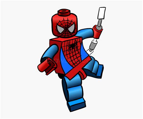 Lego Spiderman Clipart Image - Lego Man Png Spiderman, Transparent Png ...