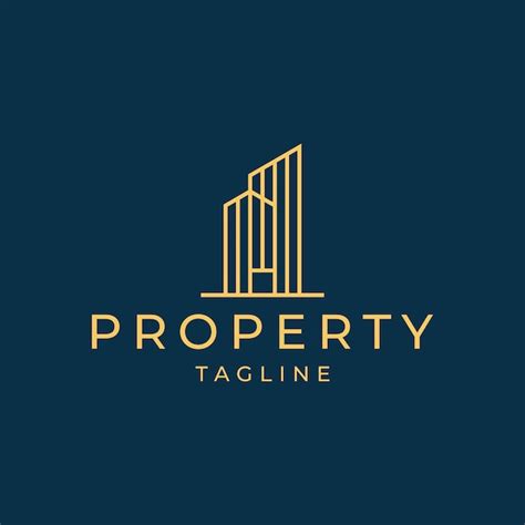 Premium Vector | Property building apartment logo design icon template