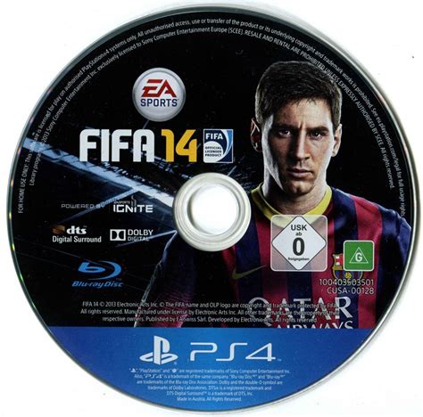 FIFA 14 (2013) PlayStation 4 box cover art - MobyGames