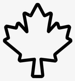 Leaf Outline Images Maple Leaf Outline Clip Art At - Leaf Clipart Black And White, HD Png ...