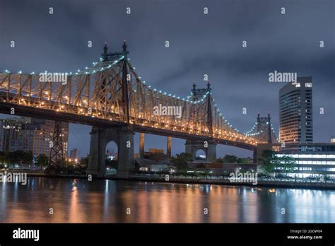 night bridge view Stock Photo - Alamy