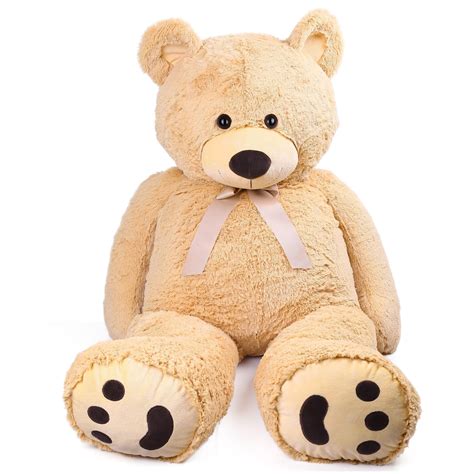 5 FT Giant Teddy Bear, Stuffed Animal Plush Toy, Big Gifts for Kids Children Girlfriend ...