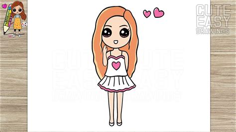 How to Draw a Cute Girl Bella, 😍 Easy Drawing and Color Step by Step - YouTube