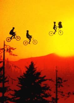 Today's Photo - E.T. Flying Bike Scene With Amazing Colours