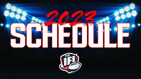 Indoor Football League (IFL) Announces 18-Week 2023 Schedule