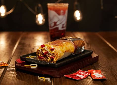 Taco Bell's Newest Burrito Has A Layer Of Cheese Melted On The Outside