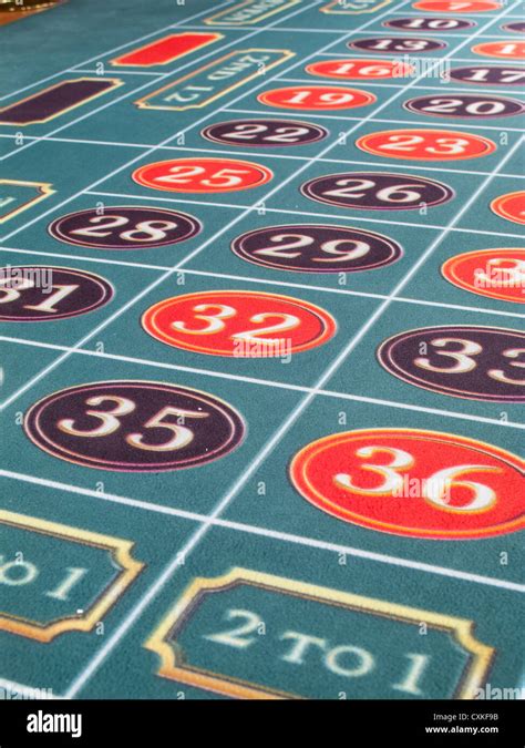 Roulette table layout hi-res stock photography and images - Alamy